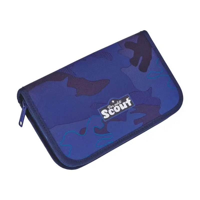 SCOUT Schulranzen Set Neo Blue Police Federmäppchen
