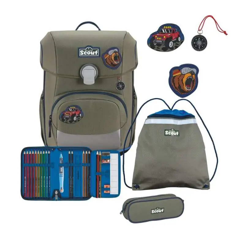 SCOUT Schulranzen Set Neo Adventure Set